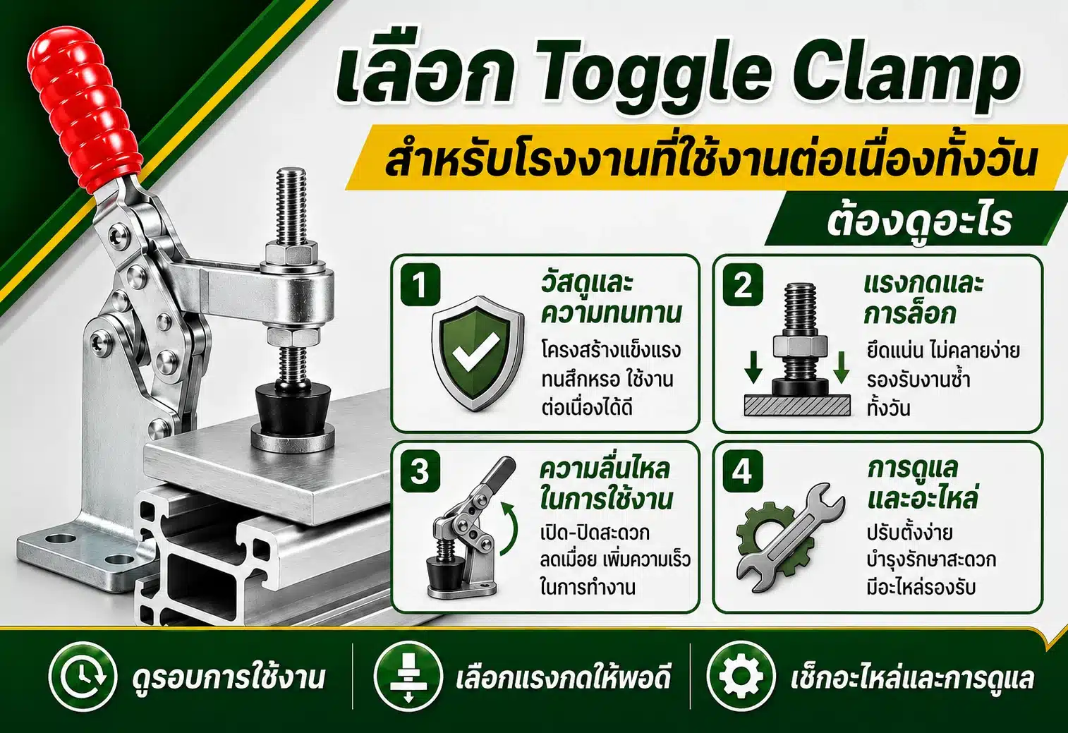 Toggle Clamp สำหรับโรงงาน