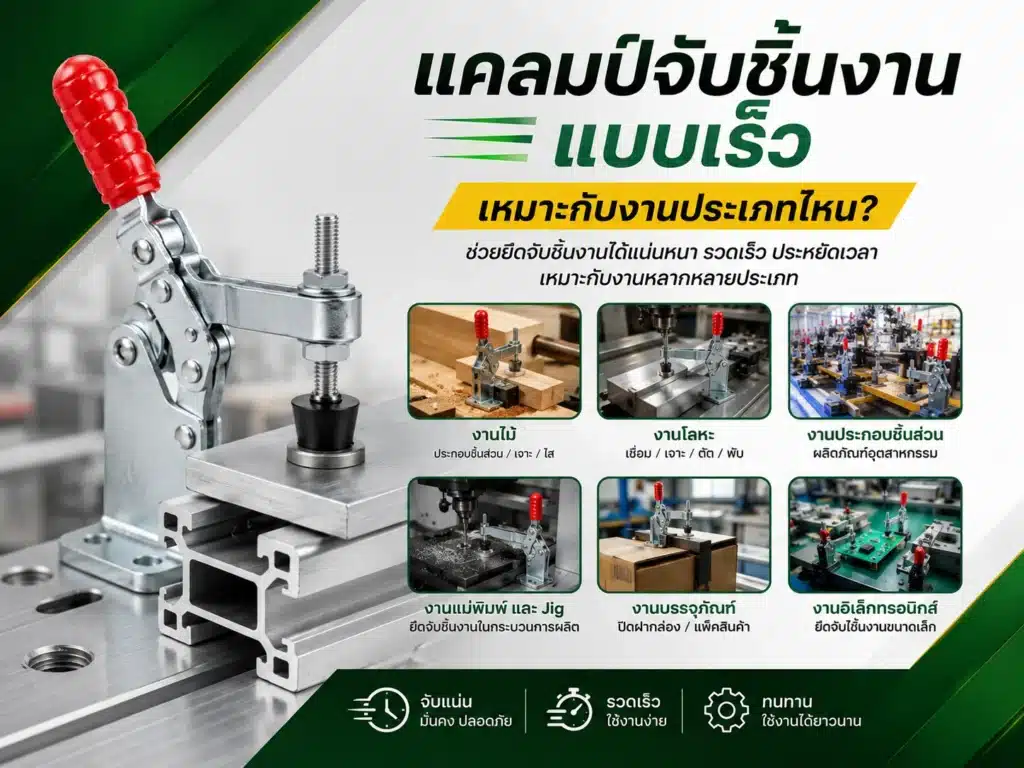 แคลมป์จับชิ้นงานแบบเร็ว